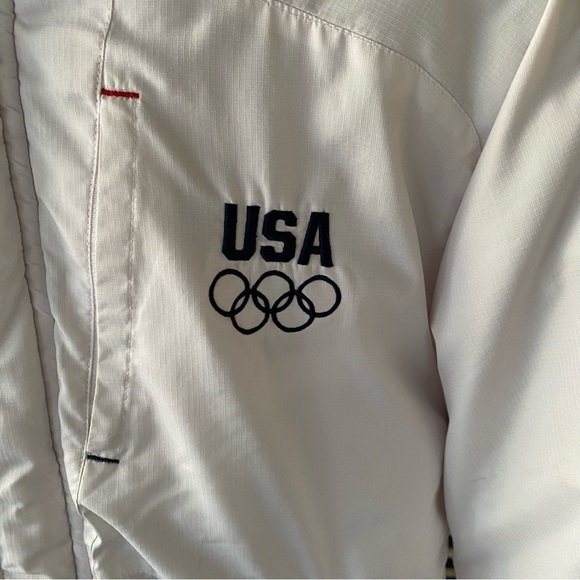Officially Licensed 2012 Team USA White Winter Parka Jacket Size Medium - Picture 3 of 5